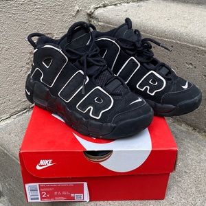 NIKE AIR MORE UPTEMPO | BLACK | 2Y